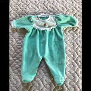 Bitty baby footy pajamas